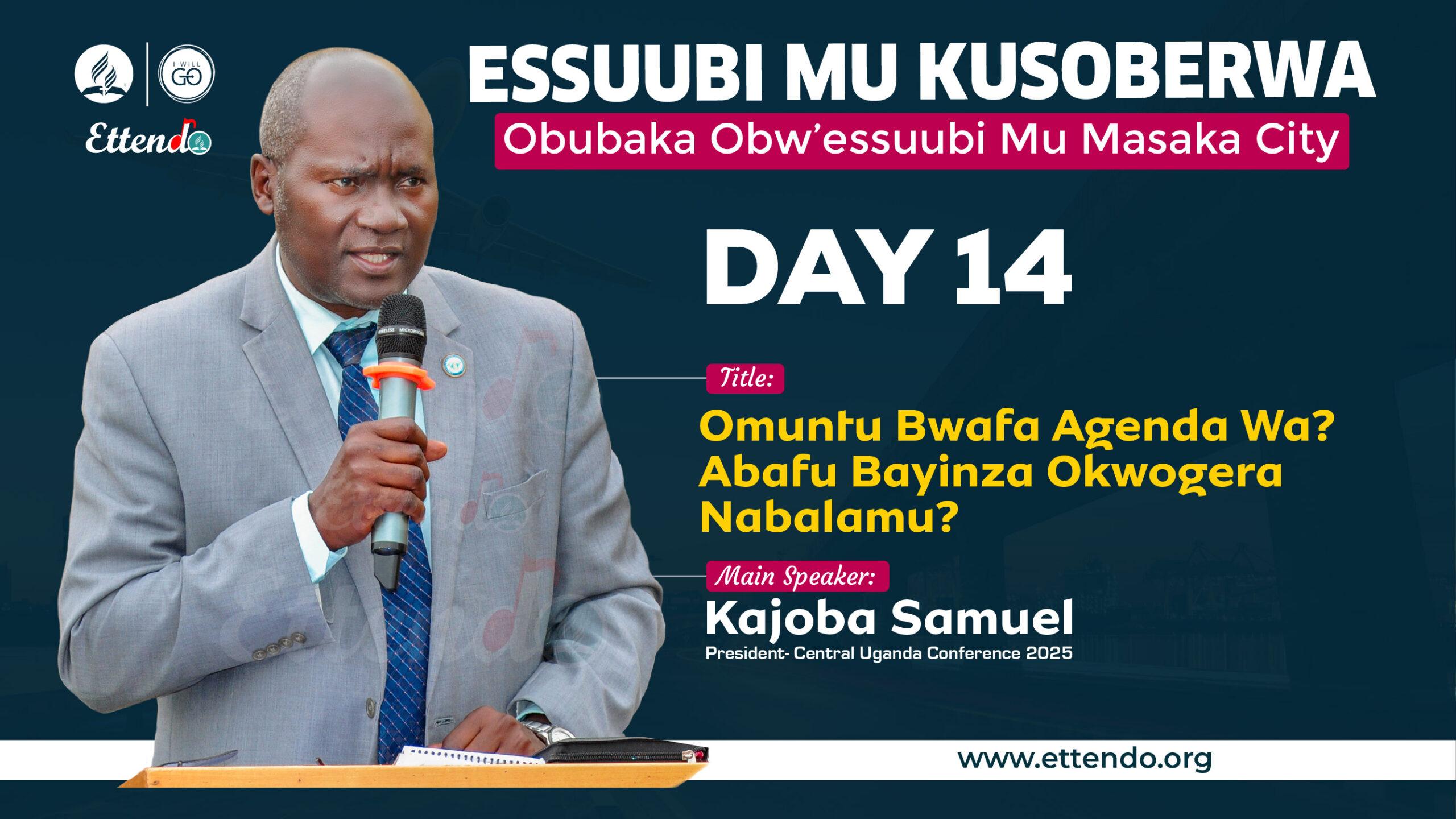 DAY 14-Omuntu Bwafa Agendawa Abafu Bayinza Okwogera Nabalamu By Pastor Kajoba Samuel